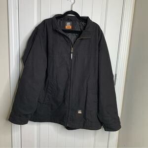 Berne‎ black insulated full zip work jacket size 2XL men’s chore